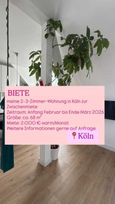 ZIWI: Luxuriöses 2,5-Zimmer Dachgeschoss-Apartment in Köln Nippes