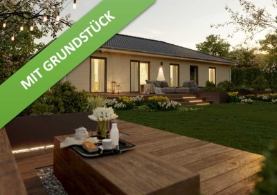 Mit Grundstück, Familienleben auf einer Ebene in Vehlen.