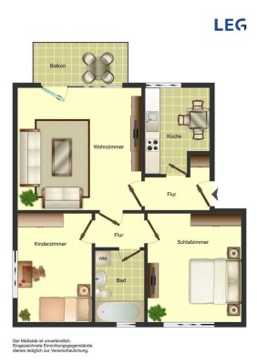Ihr neues Zuhause in Weddinghofen, mit Bodenbelag und Tapeten