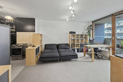 2 Zimmer Wohnung mit Loggia und Dachterassenbenutzung