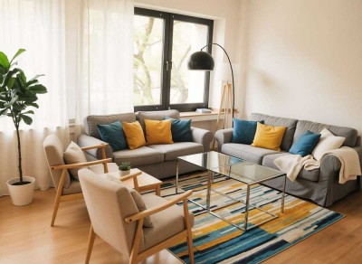 Licht!  Raum! Citylage  - Helle 3 ZIMMER WOHNUNG - BALKON - MODERNISIERT !