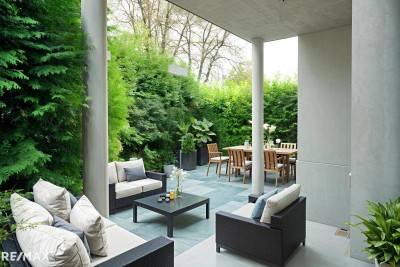 Einziehen und wohlfühlen! Moderne 2-Zimmerwohnung in Grün- und Ruhelage mit Terrasse und Eigengarten – Carport inklusive!