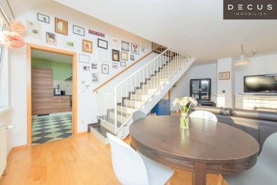 | DACHGESCHOSS-WOHNUNG | TIEFGARAGENSTELLPLATZ INKLUDIERT | MAISONETTE | IDEALE VERKEHRSANBINDUNG | U3 ENKPLATZ