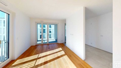4-Zimmer-Neubauwohnung mit geräumigen Wohn-Essbereich in Lochhausen