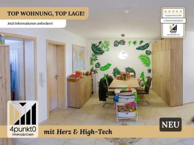 Großzügige 4-Zimmer-Wohnung mit 2 Balkonen & offener Wohnküche