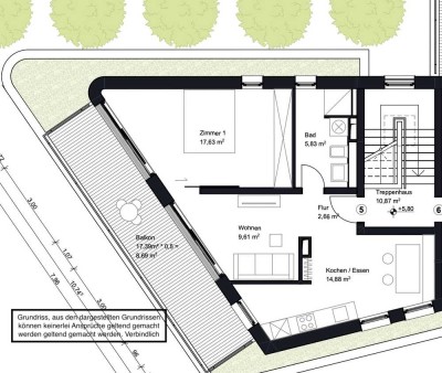 Wohnung mit Ausblick: 2,5-Zi mit EBK und Balkon in Karlsruhe