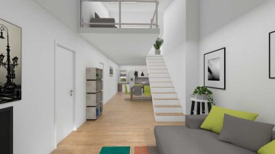 Heute kaufen - morgen einziehen ! Wunderschöne 3 Zi.-Maisonette, große Dachterrasse (West), uvm...