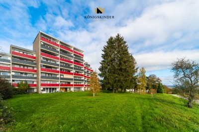 Gemütliche 1-Zimmer-Wohnung mit Balkon und Aussicht in Starzach