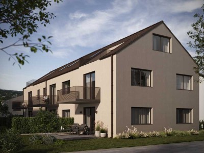 Barrierefreie Gartenwohnung in KfW40-QNG-Standard