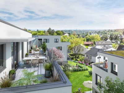 Traumhafte, Licht durchflutete Penthouse-Wohnung mit großer Dachterrasse