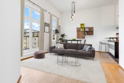 Komfortable Penthouse-Wohnung nähe UKE - mit Galerie, Dachterrasse und TG-Stellplatz