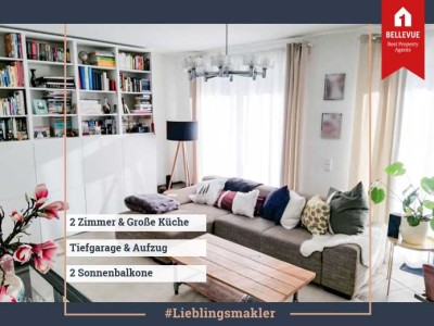 Helle 2-Zimmer-Wohnung & Balkon || Gäste-WC & separater Küche