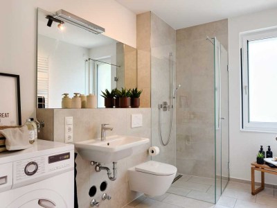 Quartier Hilde - NEUBAU: 3-Zimmer-Wohnung mit Balkon und Einbauküche