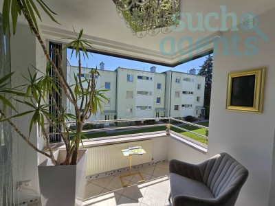 Helle 3-Zimmer-Wohnung in Top-Lage Leonding, Nähe Freinberg – Loggia &amp; Whirlpool inklusive