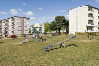 2-Raum-Wohnung im EG, mit Balkon, Dusche im Bad, im Falkensteig in Wittenberge