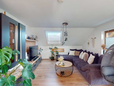 3-Zimmer-Wohnung mit Garten und zwei Balkonen in ruhiger Lage!