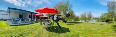 Sommerfrische in Steinbrunn: Gönnen Sie sich ein Stück Paradies. Nur wenige Meter zum Badeteich!