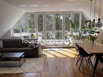 Tauschwohnung: 3-Zi mit Balkon am Hirschgarten gg 2-Zi mit Balkon