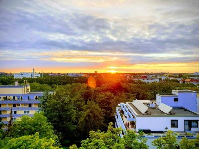 Traumhafte Penthouse-Wohnung über zwei Ebenen mit Neckarblick und viel Platz für die ganze Familie