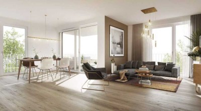 Lichtdurchflutete 3-Zimmer-Wohnung mit Premium-Küche, Loggia und Tiefgaragenstellplatz