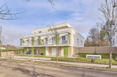 ++ ERSTBEZUG! - Moderne, helle 2 ZKBWohnung, Terrasse & Grünfläche in Feldrandlage in LD-Südwest! ++