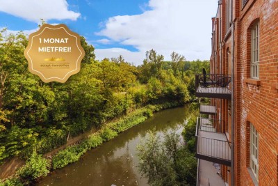 Wohntraum am Wasser | Balkon | 2 Bäder | Abstellraum | Offene Küche | Stellplatz