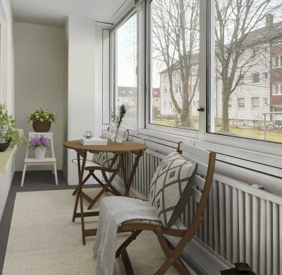 Stilvolle 2-Zimmer-Wohnung in Königsbrunn mit Loggia & Stellplatz ab 01.06.25 bezugsfertig