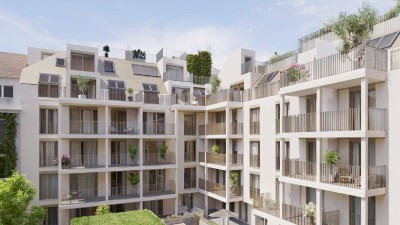 "Wohnoase Siebenbrunnengasse 44 - SONNIGER GARTEN ERSTBEZUG - BESONDERS. RUHIG. "