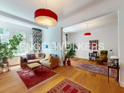 Elegant wohnen im Dichterviertel - 4-Zimmer-Altbauwohnung mit zwei Balkonen