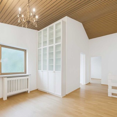 Lichtdurchflutete Maisonette mit Galerie, Sauna & Süd‑Balkon am Schliersee