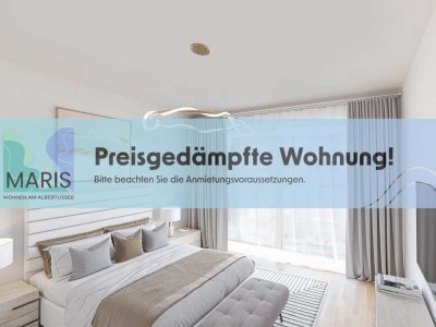 Mietpreisgedämpfte Wohnung! Exklusive 3-Zimmer-Wohnung mit Seeblick