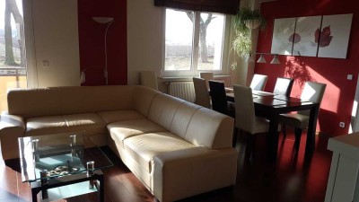 Helle 3-Zimmer Wohnung 75m² ALL Inclusive VOLL möbliert +EBK