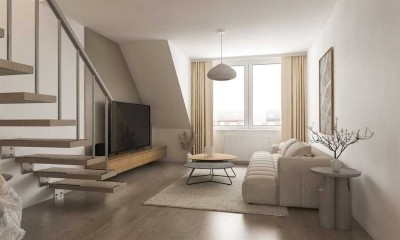 3-Zimmer-Wohnung mit Ausbaureserve auf 4 Zimmer