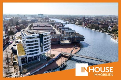 Die LEDA - Wohnen in erster Reihe am Hafen von Leer!