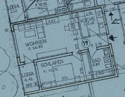 Erstbezug nach Sanierung und Neuausstattung teilmöblierter 2-Zimmer-Wohnung im Zentrum vonSpeyer