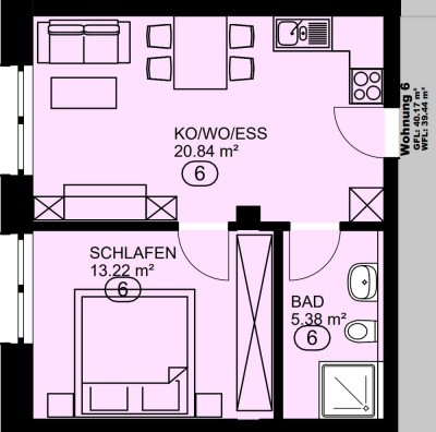 Neuwertige 2-Zimmer Wohnung mit Aufzug in Au in der Hallertau