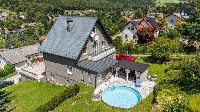 Vielseitiges Wohnhaus mit Garten, Pool &amp; Ausblick – Ruhelage in Eichgraben