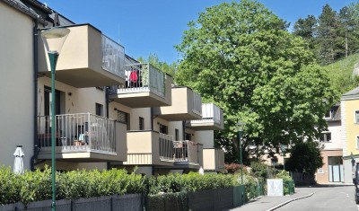 3 Zimmer-Wohnung mit Balkon am Fuße des Bisambergs