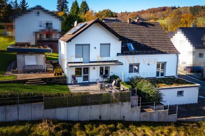 Energieeffizient und modern. Einfamilienhaus in Feldrandlage von Weilburg-Waldhausen