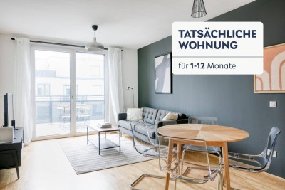 3 Zi Wohnung nahe Ubahn U1 &amp; Kagran, Ruhelage mit bester Anbindung &amp; Parkblick, Balkon und Parkplatz (VIE90)