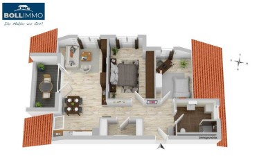 Sorgenfrei leben - neue 3,5 Zimmer Wohnung im idyllischen Grafenhausen - altersgerechtes Wohnen!