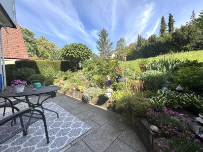 Traumhafte 3,5-Zimmer-Wohnung mit Garten und Balkon in Plieningen