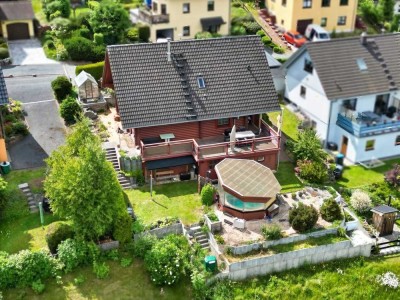 „Blockhausidylle mit Ausblick – Entspannung in schönster Lage“