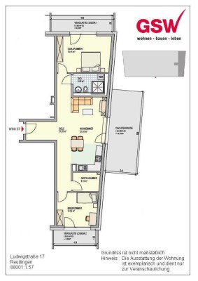 Erstbezug - Moderne und helle 3-Zimmerwohnung mit 3 Außenflächen