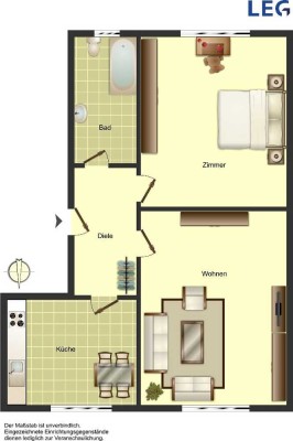 Demnächst frei! 2-Zimmer-Wohnung in Ahlen Ahlen