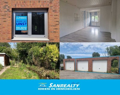 SANREALTY | Wohnoffensive - Doppelhaushälfte mit zwei Garagen und Garten in Eschweiler-Nothberg
