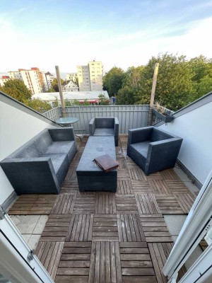 Renovierte 3-Zi-Wohnung mit Terrasse im Rheingauviertel