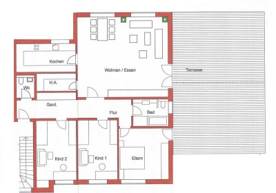 4-Zimmer-Neubauwohnung mit Balkon in Karlsbad