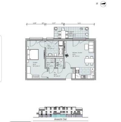 Neuwertige 2-Zimmer Wohnung mit EBK in Dannenbüttel