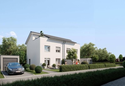 Schlüsselfertige Doppelhaushälften mit Galerie und Dachterrasse mit Landesdarlehen 1,5% Fixzins in einzigartiger Lage in Attnang-Puchheim (H04/2)